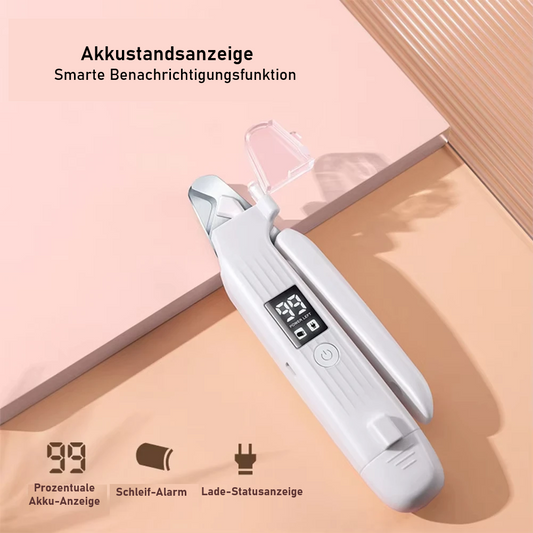 2-in-1 Elektrischer Krallenschleifer für Hunde & Katzen mit LED-Licht