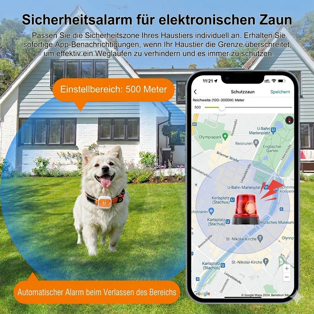 4G GPS Tracker für Hunde & Katzen – Ohne Abo