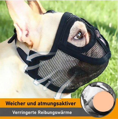 Hundemaulkorb aus Nylon – verstellbar, atmungsaktiv, Anti-Beißen & Anti-Bellen