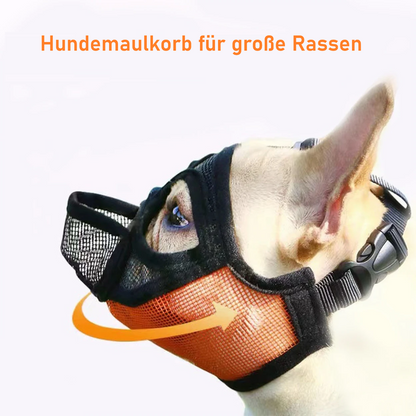 Hundemaulkorb aus Nylon – verstellbar, atmungsaktiv, Anti-Beißen & Anti-Bellen