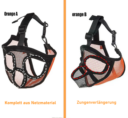 Hundemaulkorb aus Nylon – verstellbar, atmungsaktiv, Anti-Beißen & Anti-Bellen