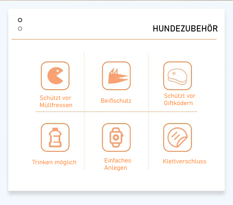 Hundemaulkorb aus Nylon – verstellbar, atmungsaktiv, Anti-Beißen & Anti-Bellen